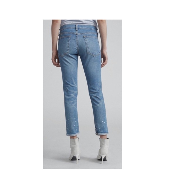 Rag & Bone Ankle Dre Low Rise Slim Boyfriend Jeans. - Picture 2 of 10